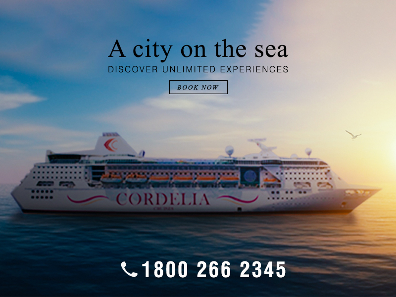 Cordelia Cruises Package from India | Mercury Travels