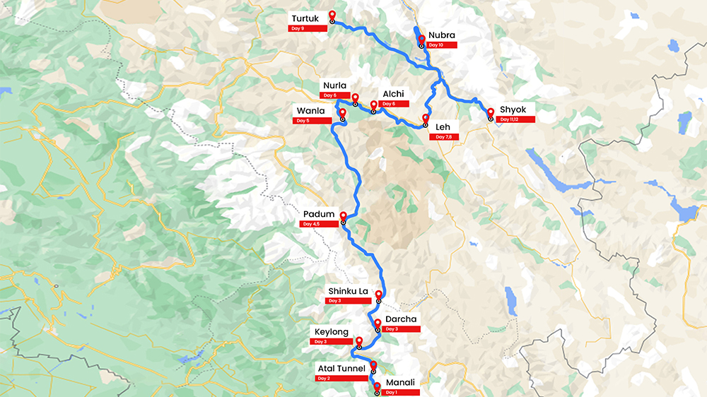 Manali to Leh